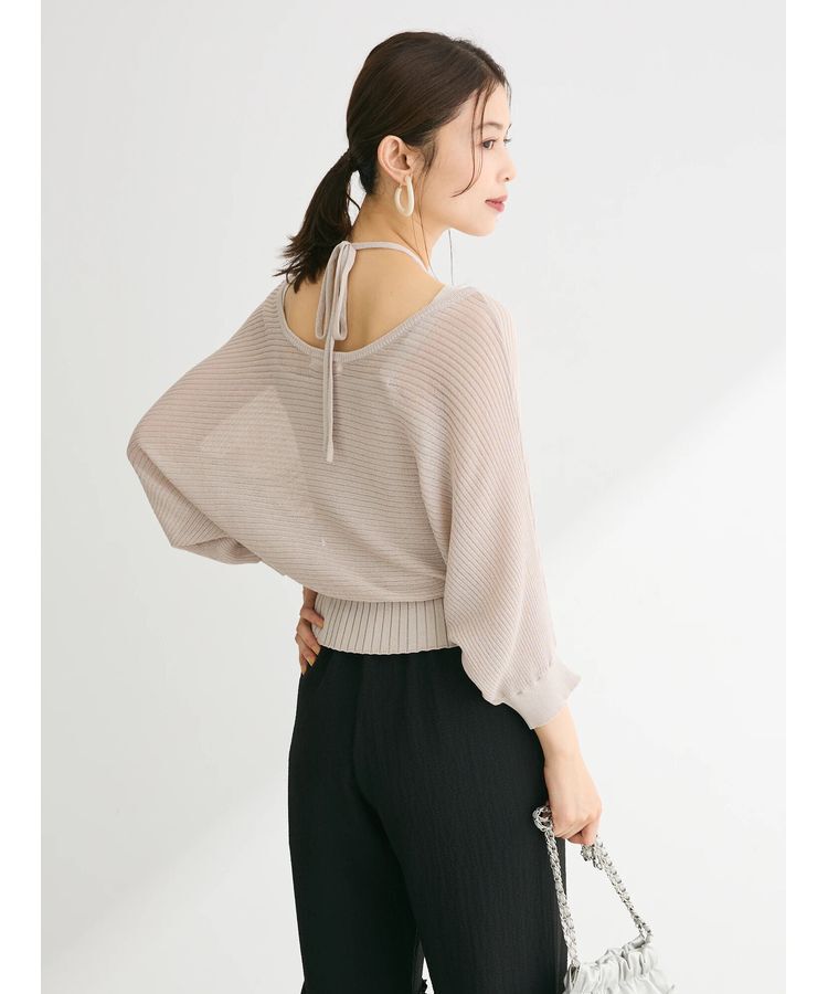 Green Parks「・swing　by　SET2点ニットボレロ&ニットキャミ」|カーディガン|