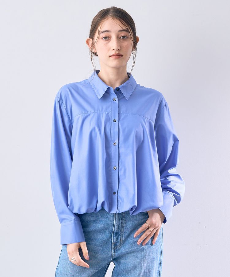 YECCA VECCA「バルーンシャツ」|シャツ・ブラウス|Blue