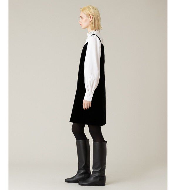 LOULOU WILLOUGHBY「【LOULOU WILLOUGHBY】ベルベットミニワンピース」|ワンピース|