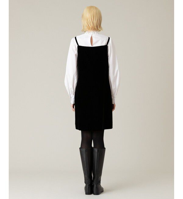 LOULOU WILLOUGHBY「【LOULOU WILLOUGHBY】ベルベットミニワンピース」|ワンピース|