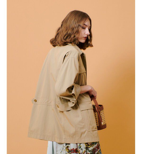 allureville「シャンブレーミリタリーブルゾン」|ブルゾン・スタジャン|