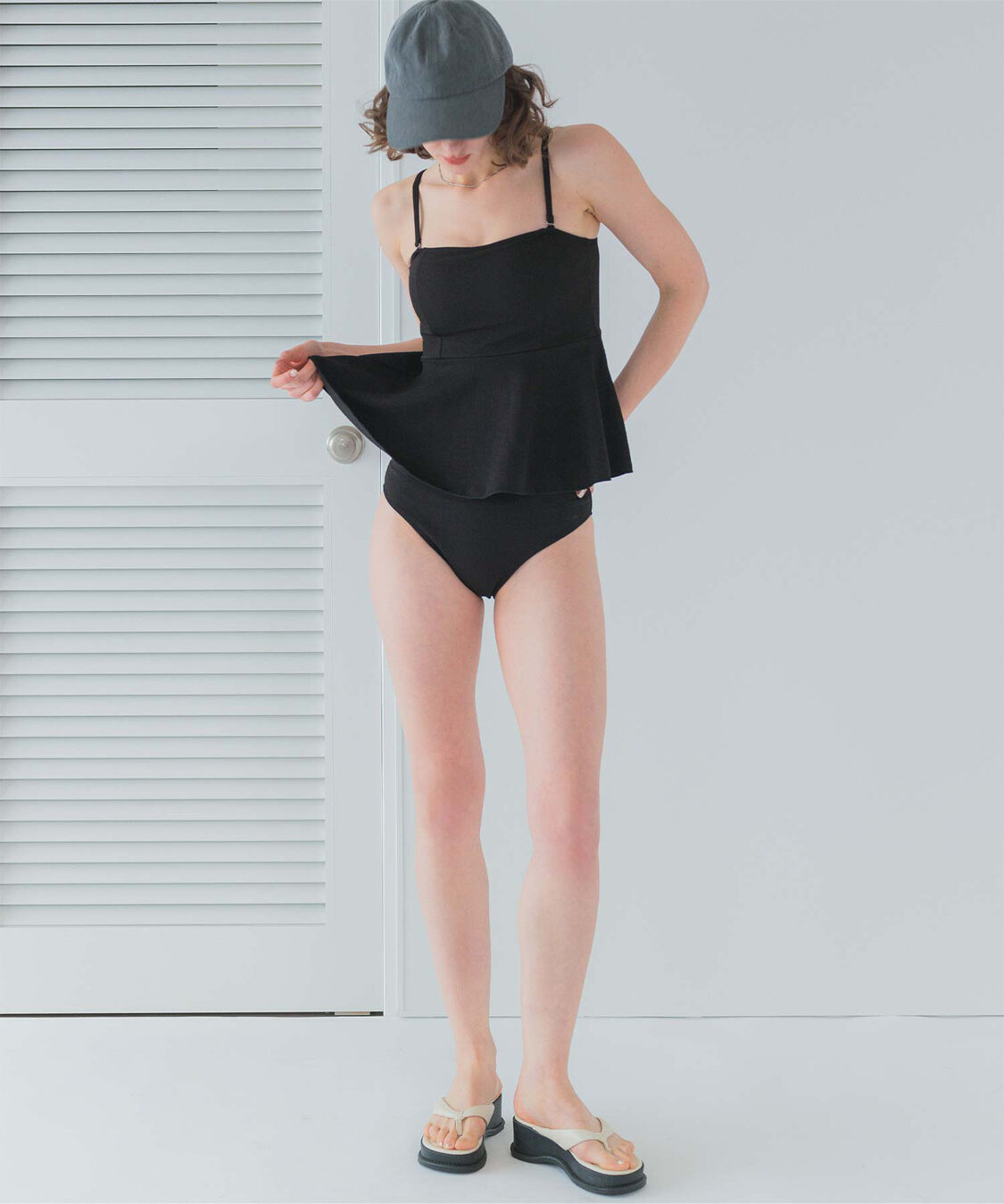 SEA DRESS「ペプラムフレアビスチェビキニ」|ビキニ|