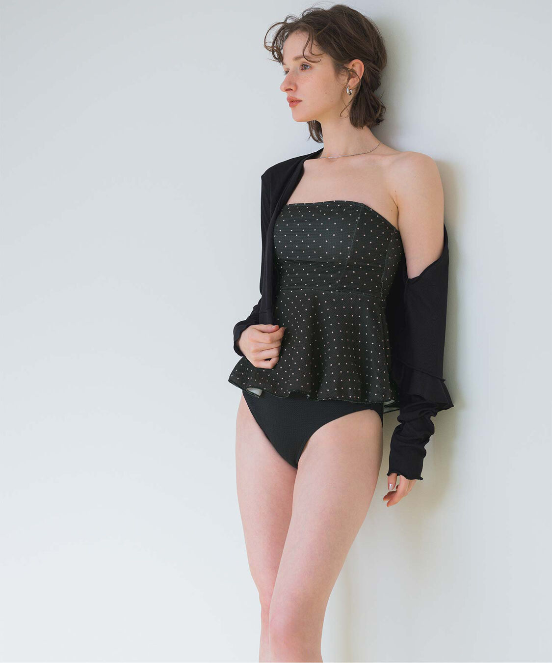 SEA DRESS「ペプラムフレアビスチェビキニ」|ビキニ|