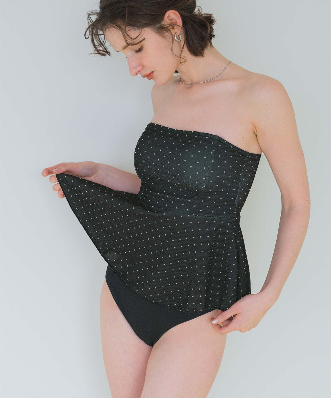 SEA DRESS「ペプラムフレアビスチェビキニ」|ビキニ|