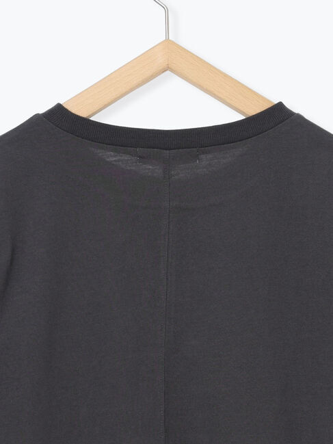 Samansa Mos2 blue「リメイク風Tシャツ」|Tシャツ・カットソー|