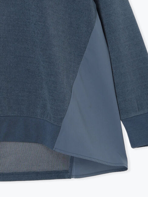 SM2「スウェードライク布帛切替プルオーバー」|Tシャツ・カットソー|