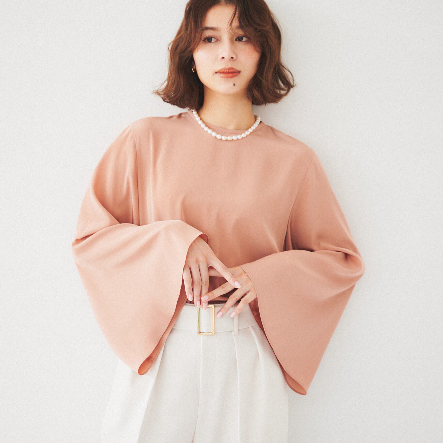 UNTITLED「フレアスリーブブラウス」|シャツ・ブラウス|