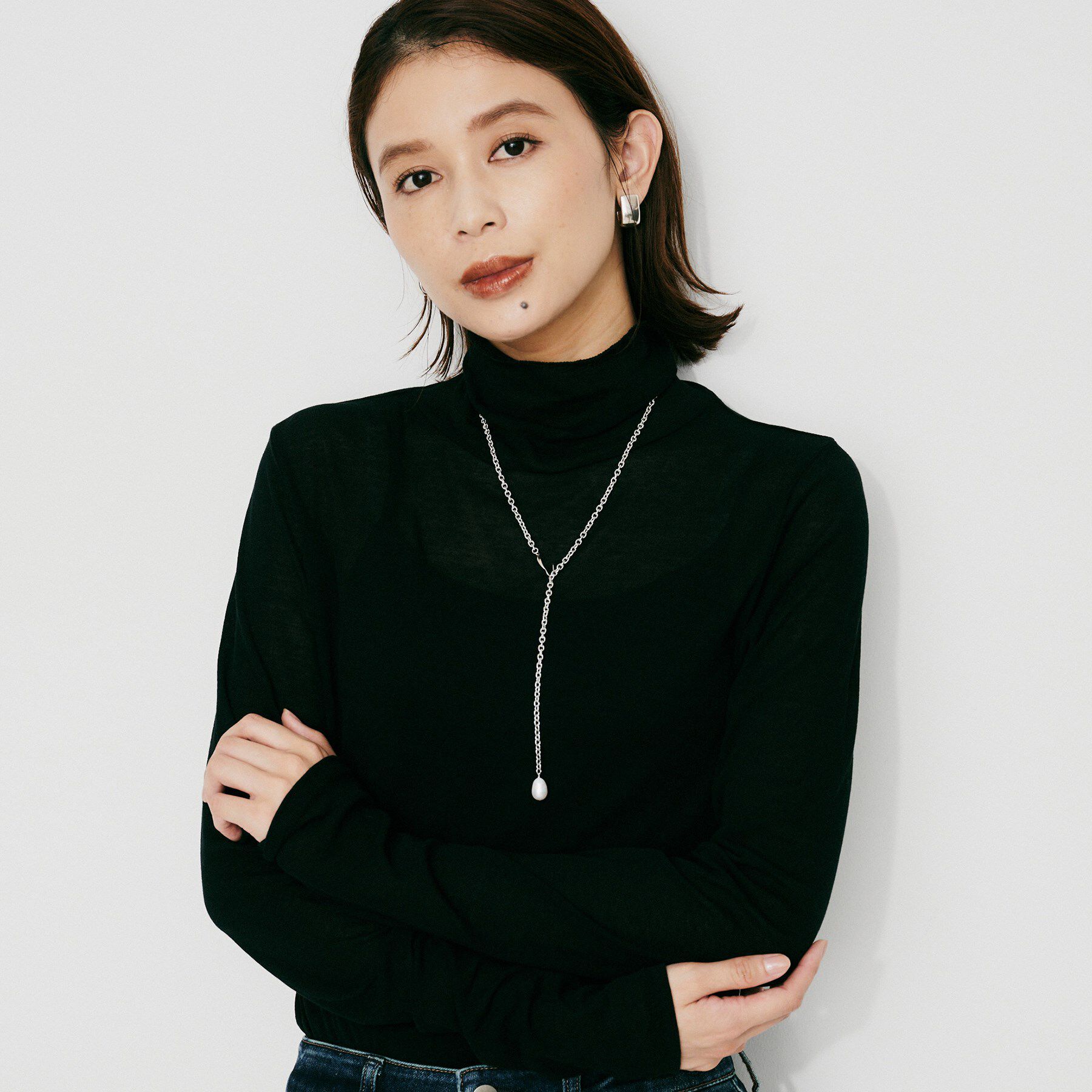 UNTITLED「【PHILIPPE AUDIBERT】Claire nava Y字ネックレス」|ネックレス|