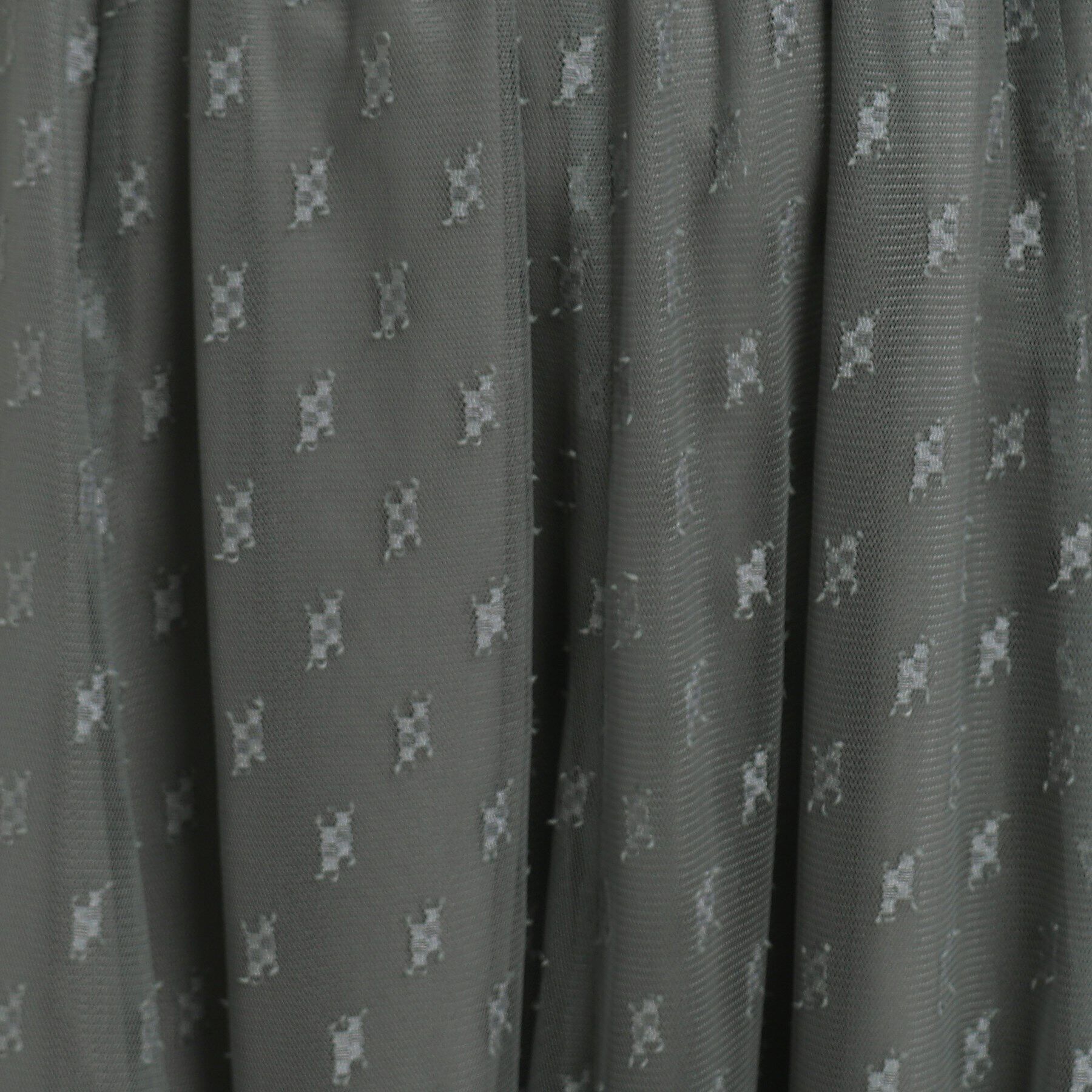 Reflect「【人気♪／手洗い可／ウエスト総ゴム】幾何柄チュールスカート」|スカート|