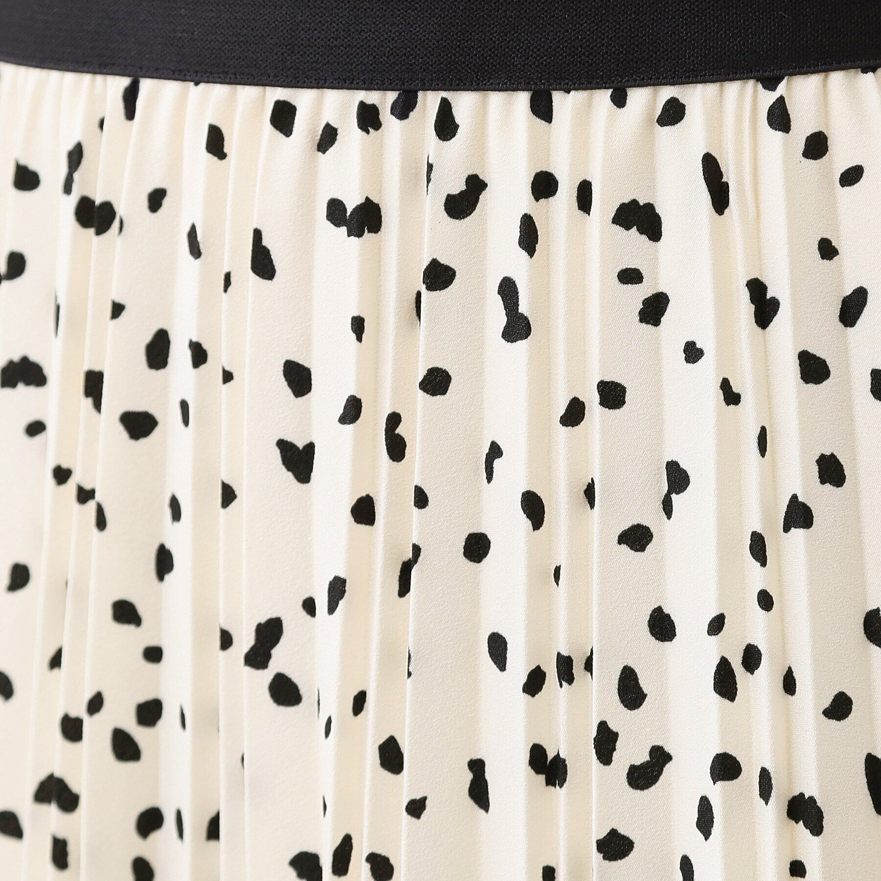 Reflect「【E‐QUALITY／手洗い可】ドット柄アコーディオンスカート」|スカート|