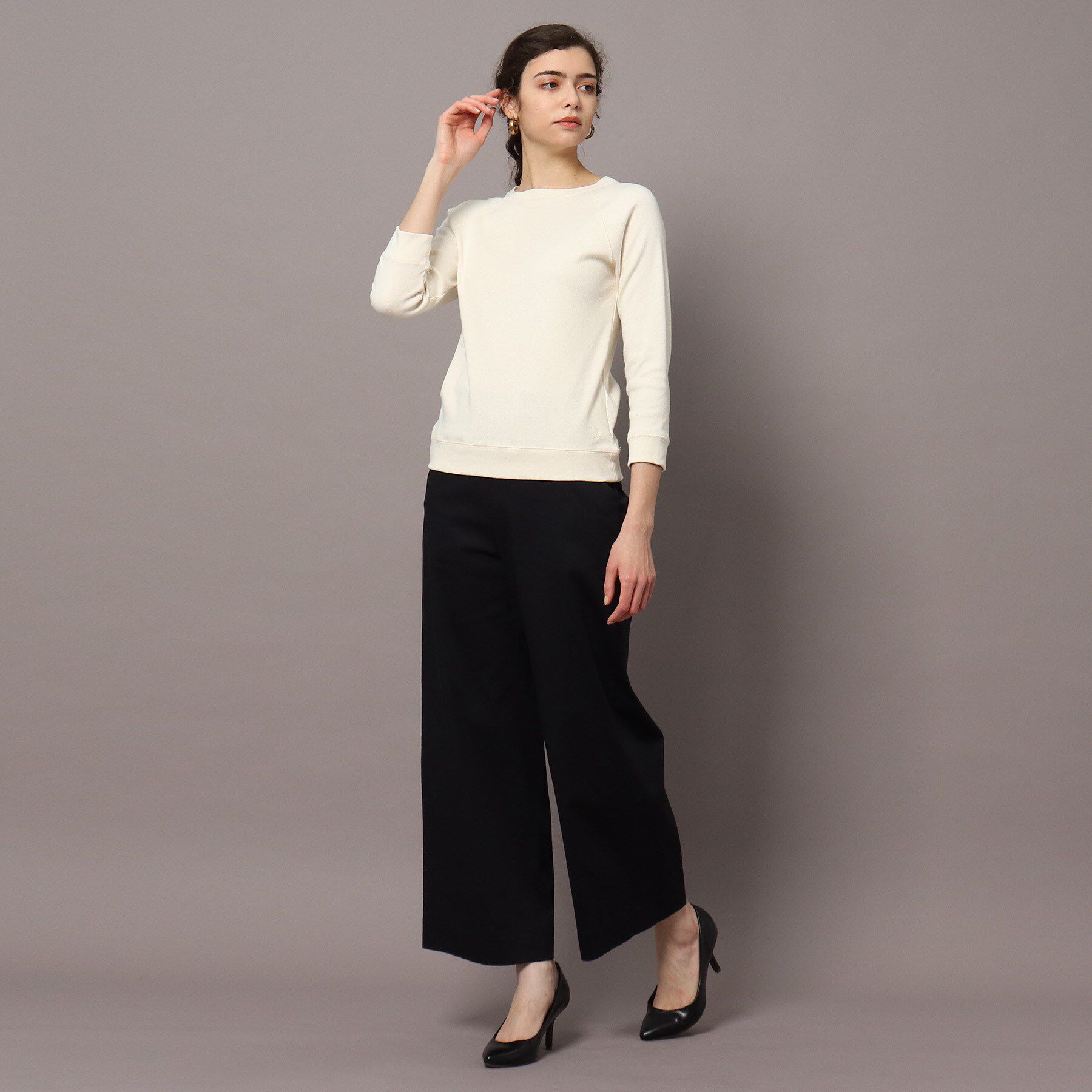 DRESSTERIOR「ラグランスリーブコットンプルオーバー」|パーカー|