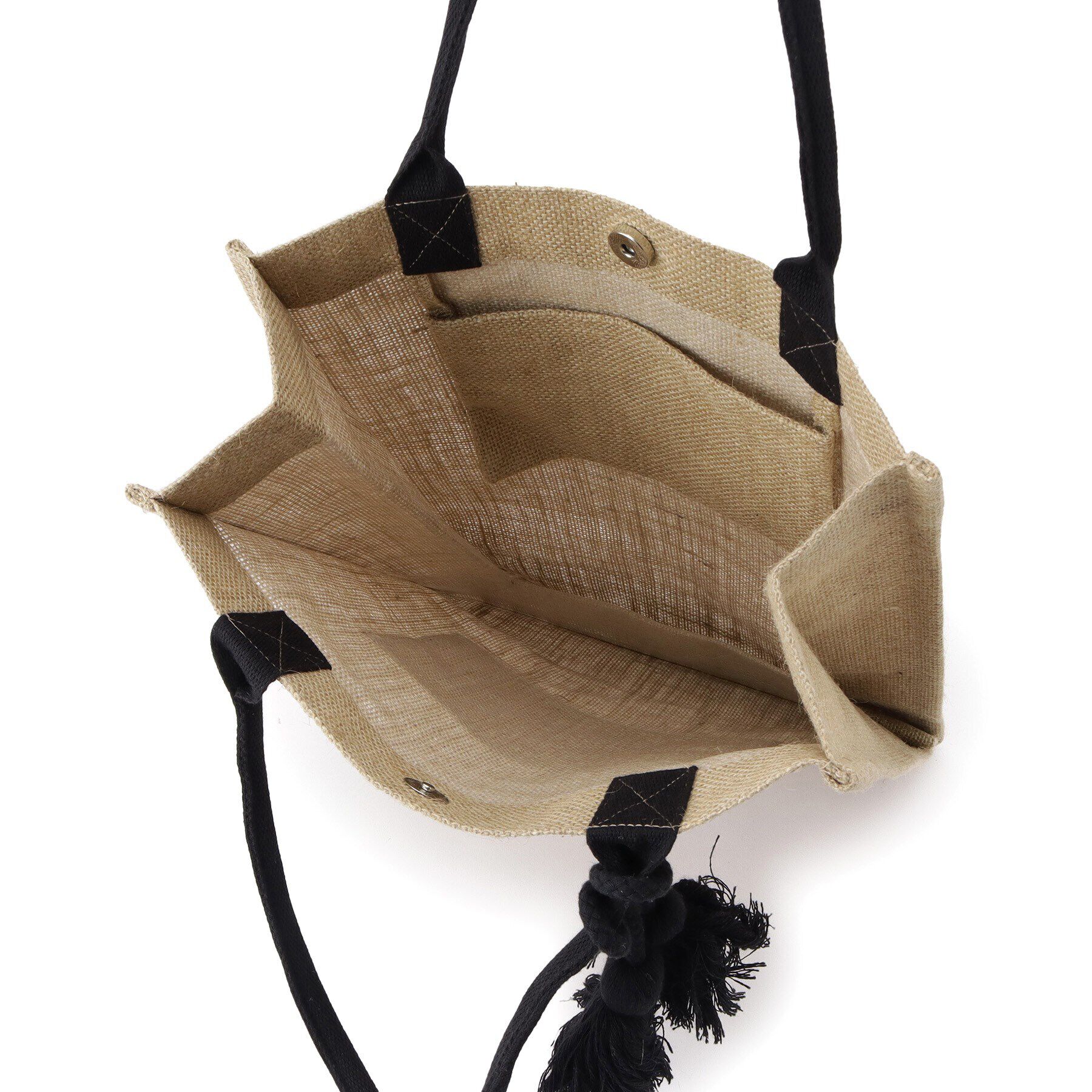 grove「タテA4ジュートタッセルトート」|トートバッグ|