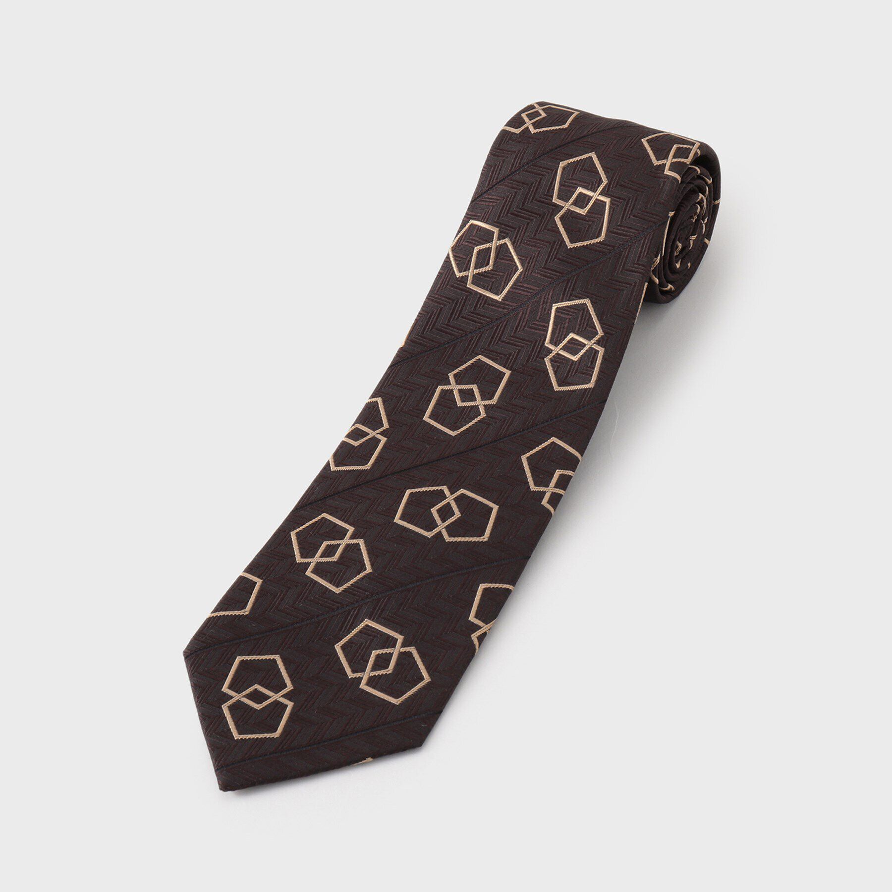 TAKEO KIKUCHI「【Made in JAPAN】シャドー矢羽根 525ペンタゴン ネクタイ」|ネクタイ・蝶ネクタイ|