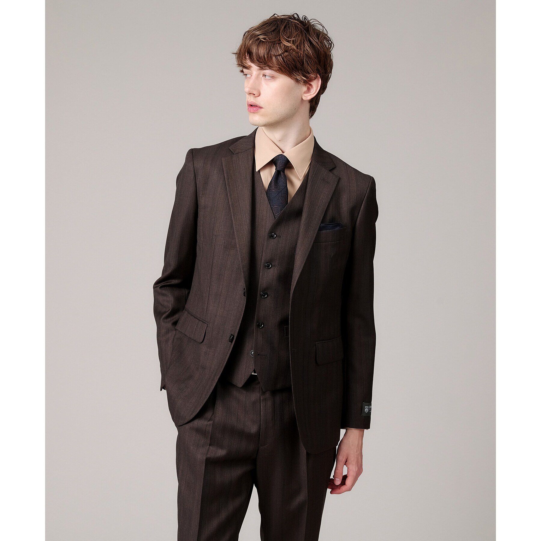 TAKEO KIKUCHI「【Made in JAPAN】シャドー矢羽根 525ペンタゴン ネクタイ」|ネクタイ・蝶ネクタイ|