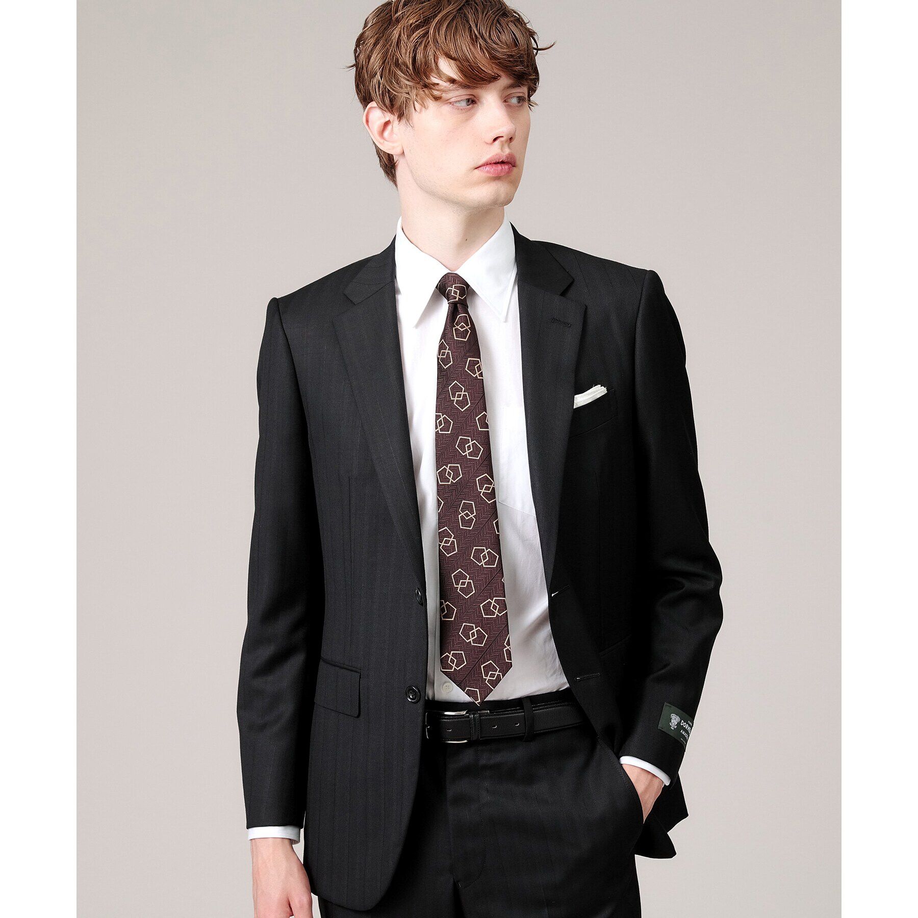 TAKEO KIKUCHI「【Made in JAPAN】シャドー矢羽根 525ペンタゴン ネクタイ」|ネクタイ・蝶ネクタイ|