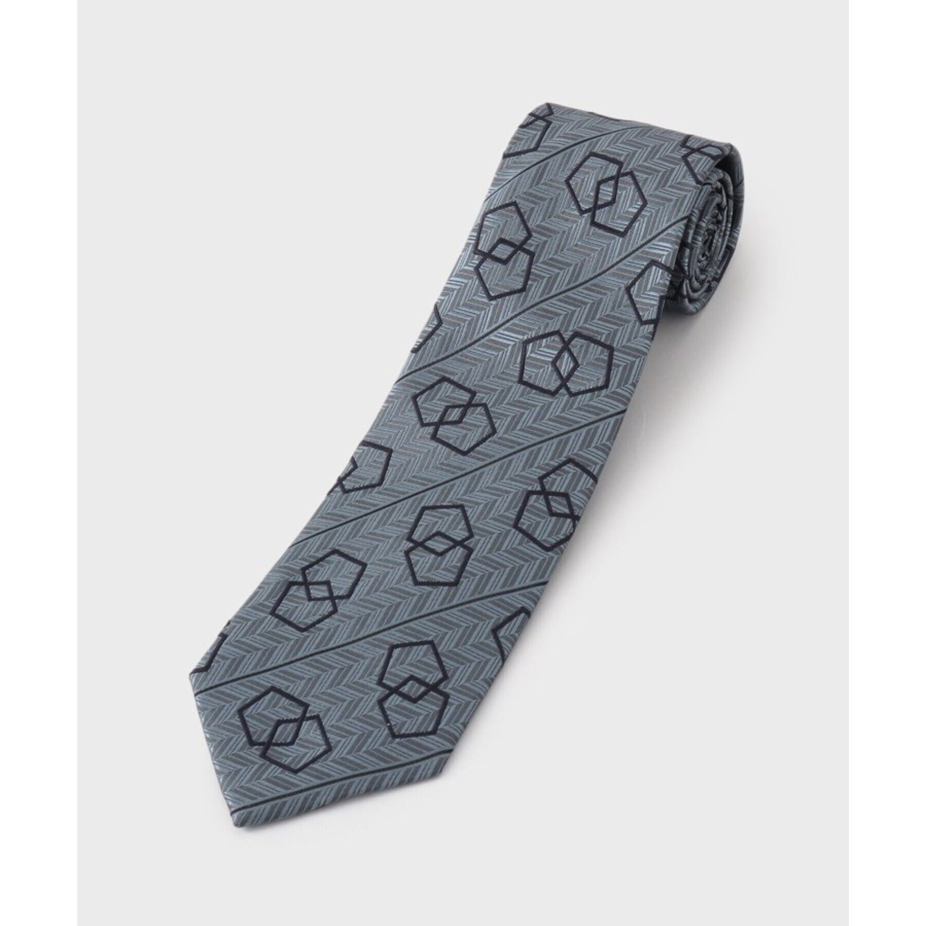 TAKEO KIKUCHI「【Made in JAPAN】シャドー矢羽根 525ペンタゴン ネクタイ」|ネクタイ・蝶ネクタイ|