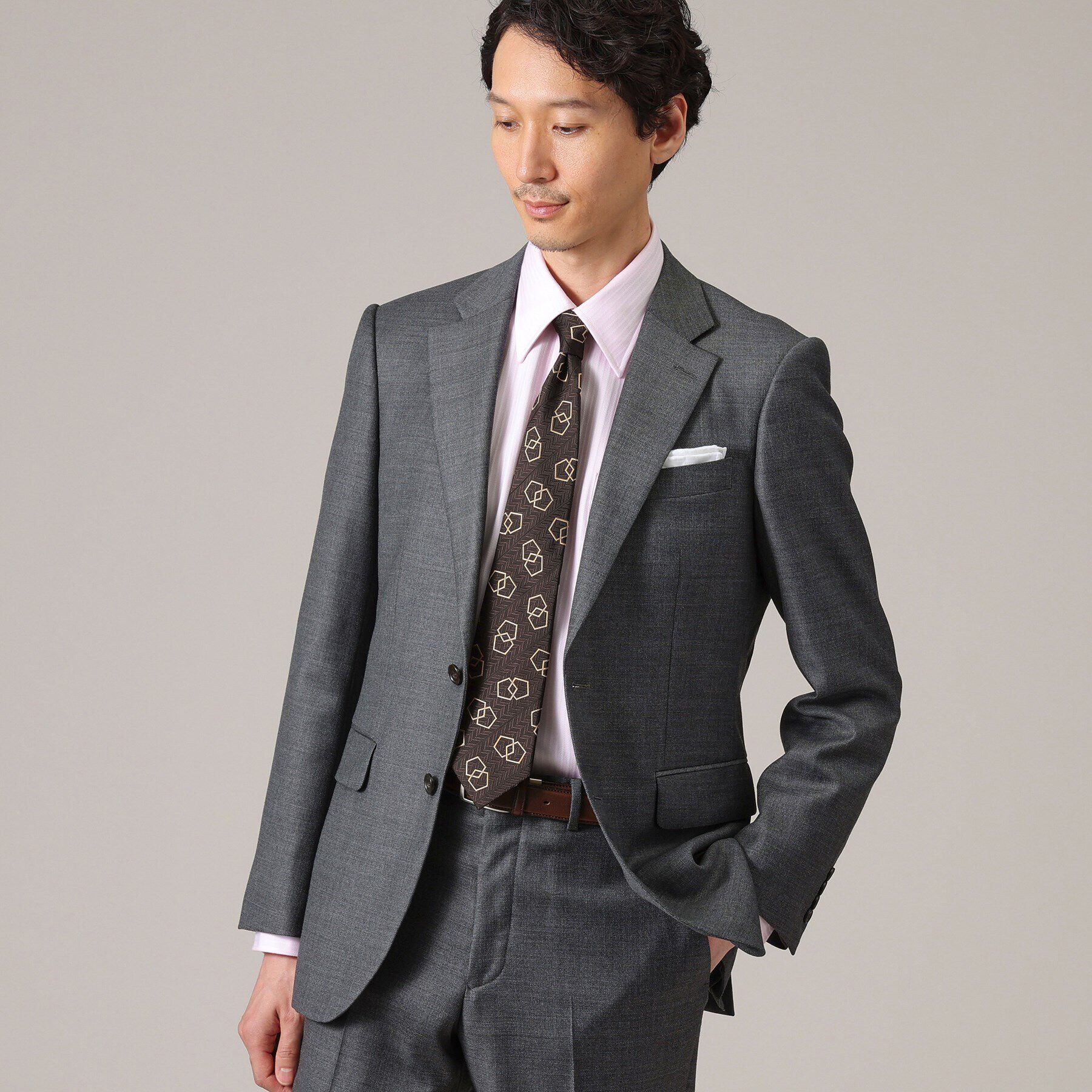 TAKEO KIKUCHI「【Made in JAPAN】シャドー矢羽根 525ペンタゴン ネクタイ」|ネクタイ・蝶ネクタイ|