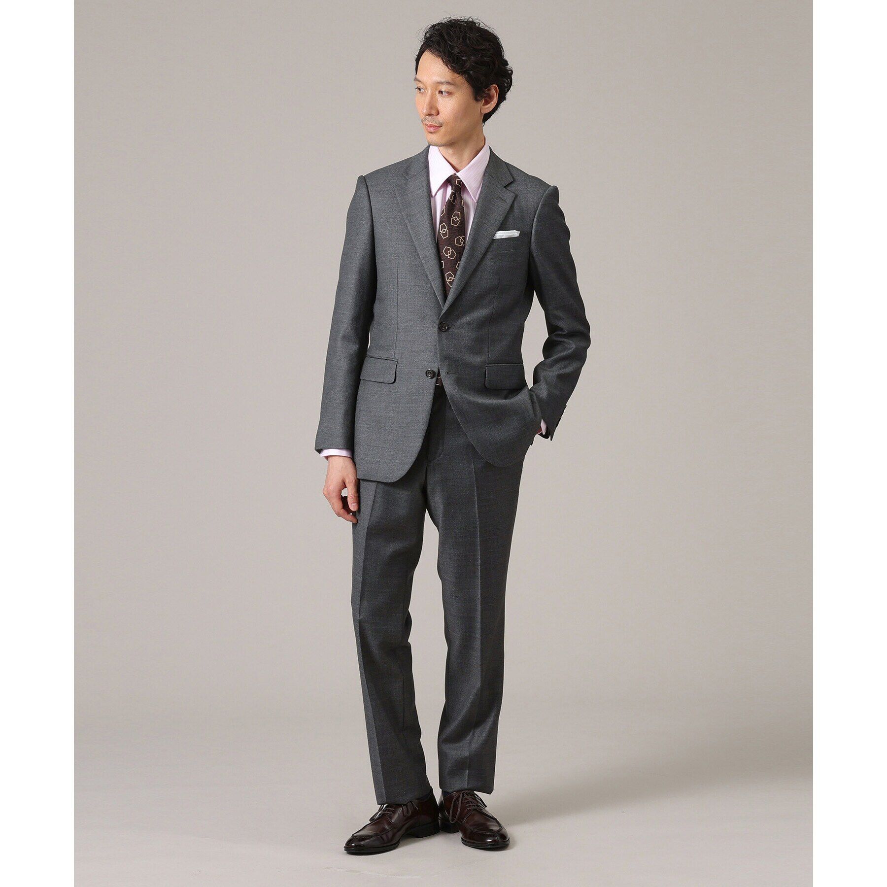 TAKEO KIKUCHI「【Made in JAPAN】シャドー矢羽根 525ペンタゴン ネクタイ」|ネクタイ・蝶ネクタイ|