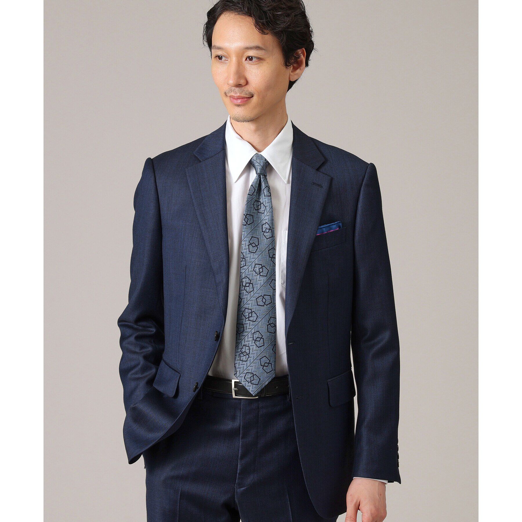 TAKEO KIKUCHI「【Made in JAPAN】シャドー矢羽根 525ペンタゴン ネクタイ」|ネクタイ・蝶ネクタイ|