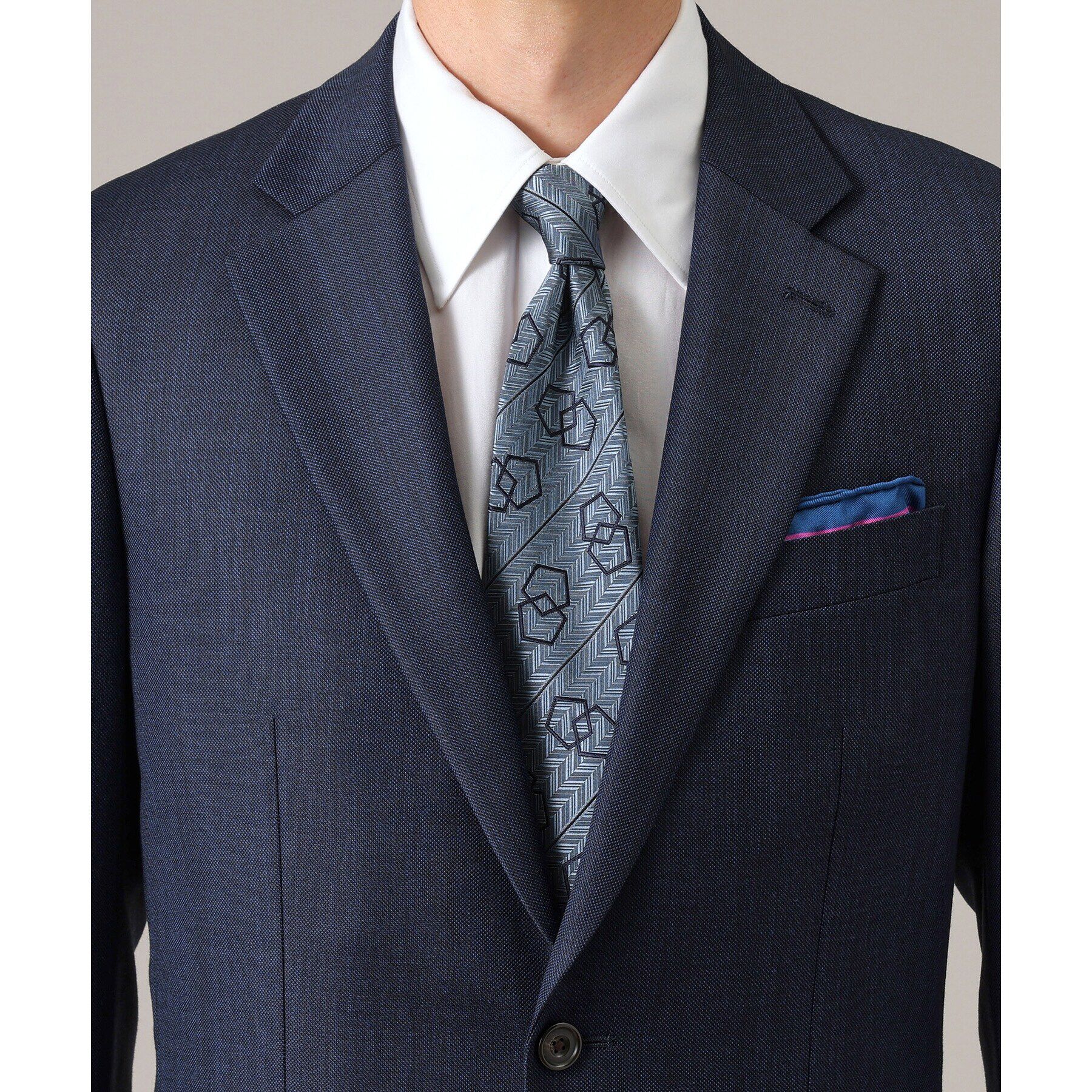 TAKEO KIKUCHI「【Made in JAPAN】シャドー矢羽根 525ペンタゴン ネクタイ」|ネクタイ・蝶ネクタイ|