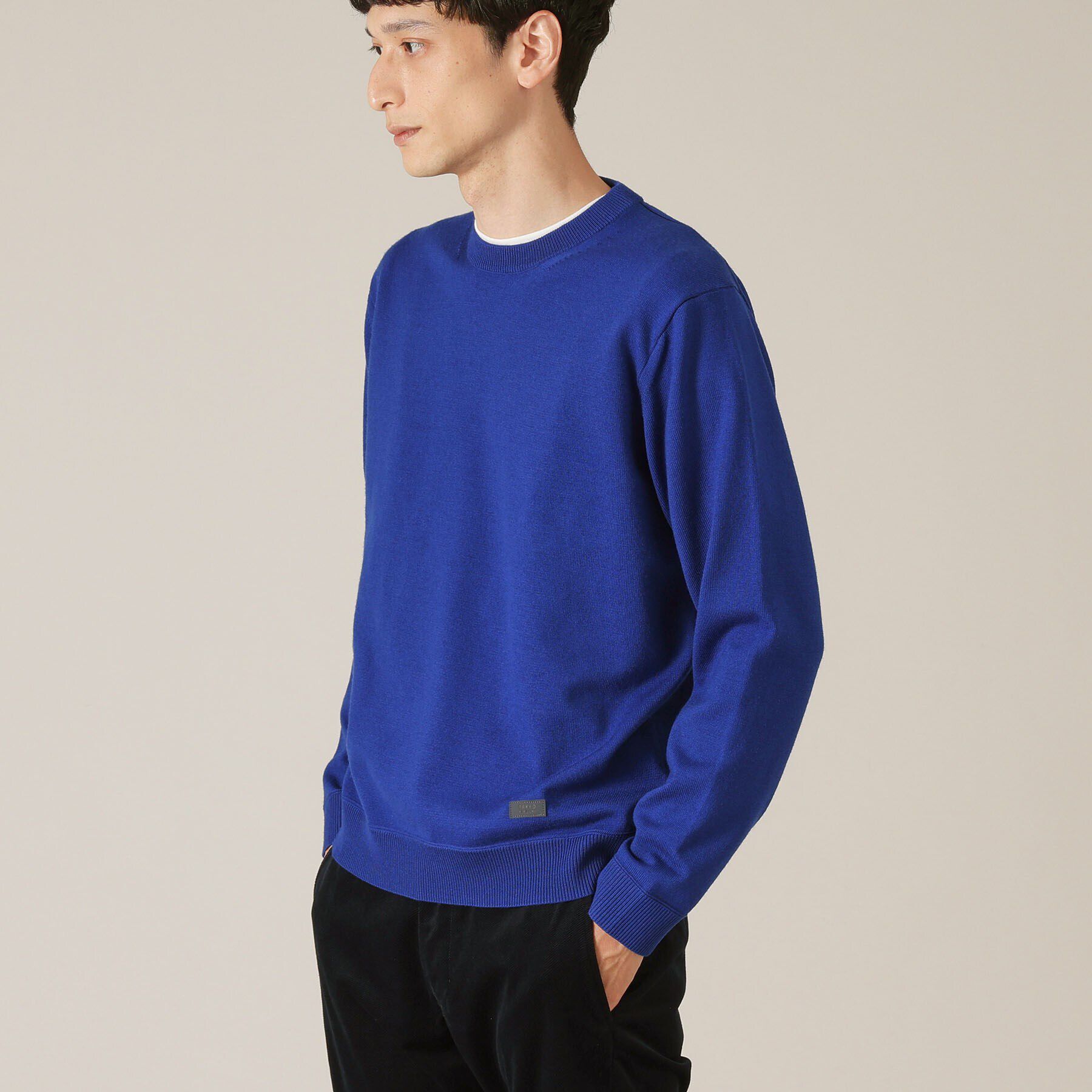 TAKEO KIKUCHI「【アンチピリング】クルーネック ニット」|ニット・セーター|