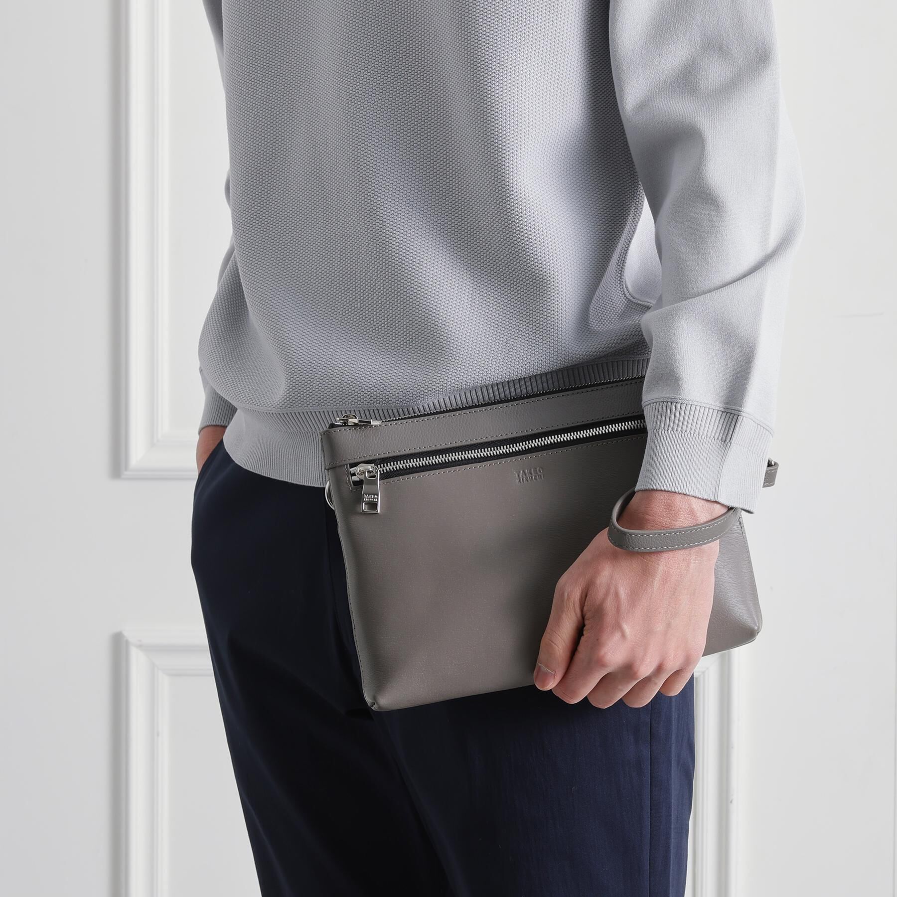 TAKEO KIKUCHI「レザー2WAYクラッチバッグ」|クラッチバッグ|