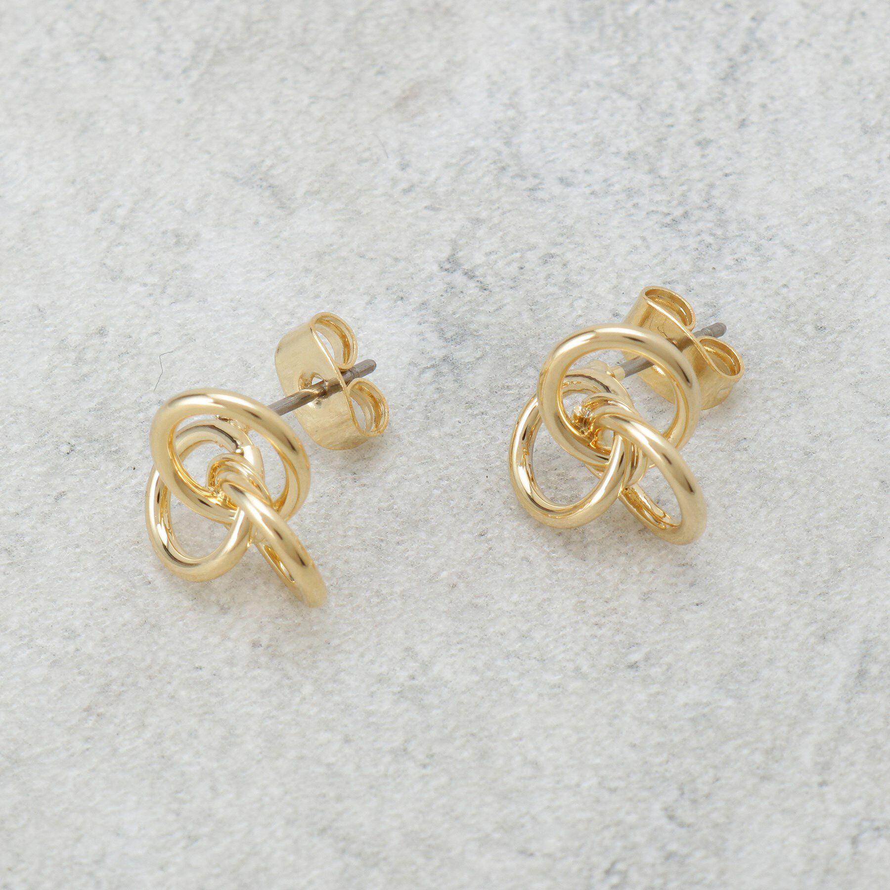 OPAQUE.CLIP「ノットメタルミニピアス」|ピアス|ゴールド(007)