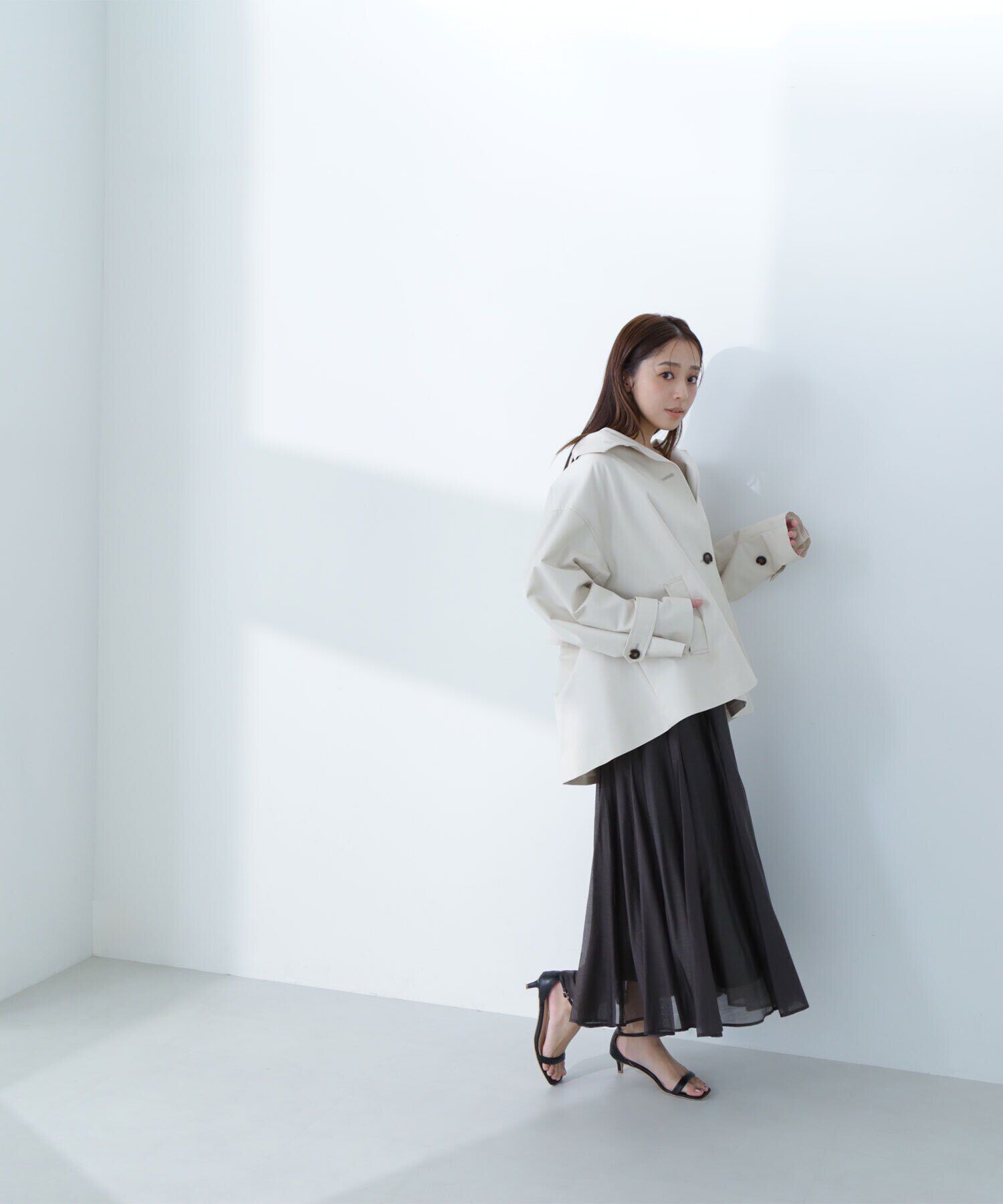  「スタンドネックハーフコート」|ブルゾン・スタジャン|