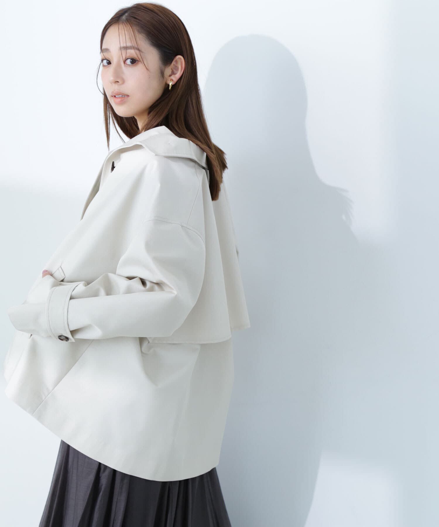  「スタンドネックハーフコート」|ブルゾン・スタジャン|