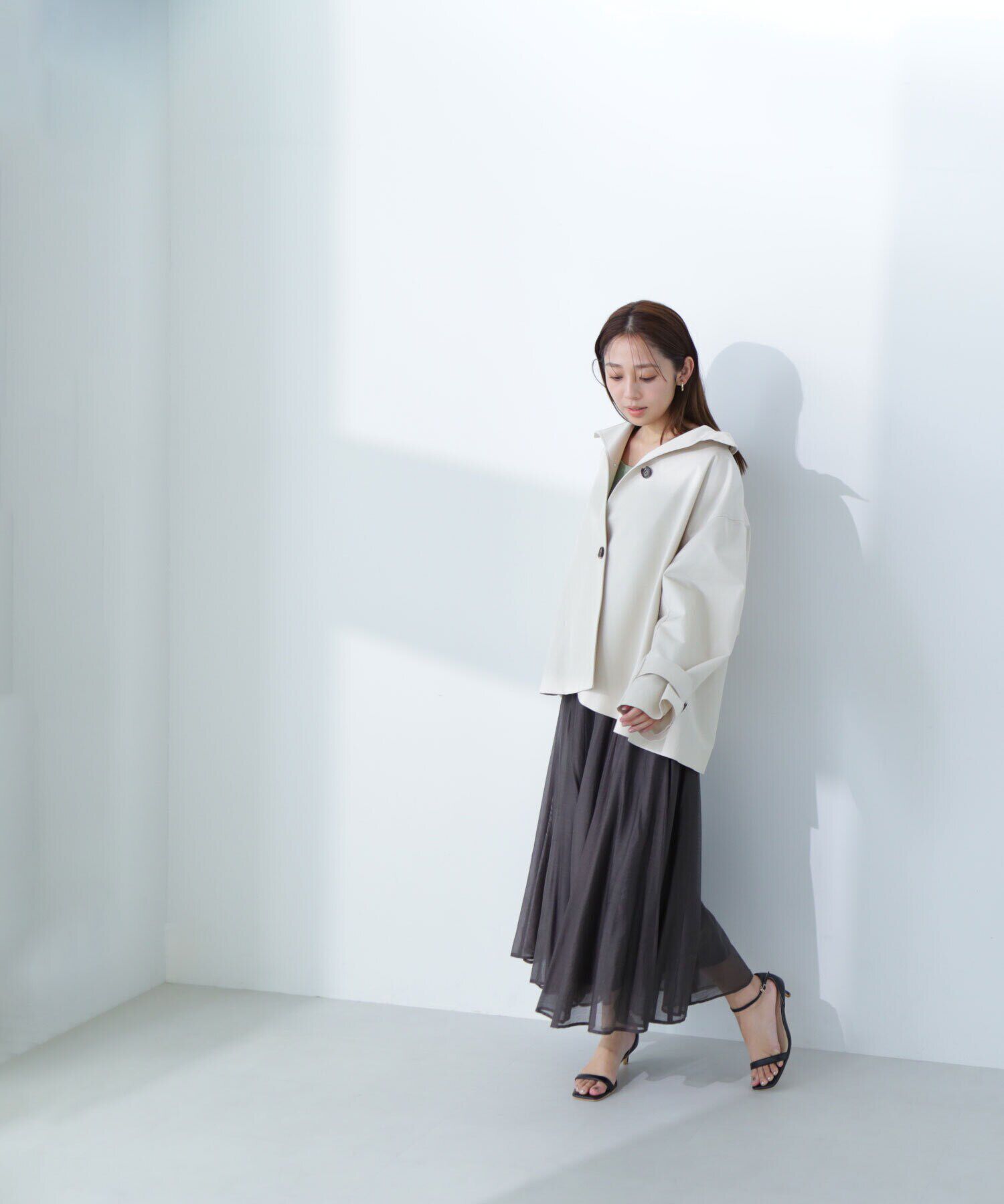  「スタンドネックハーフコート」|ブルゾン・スタジャン|