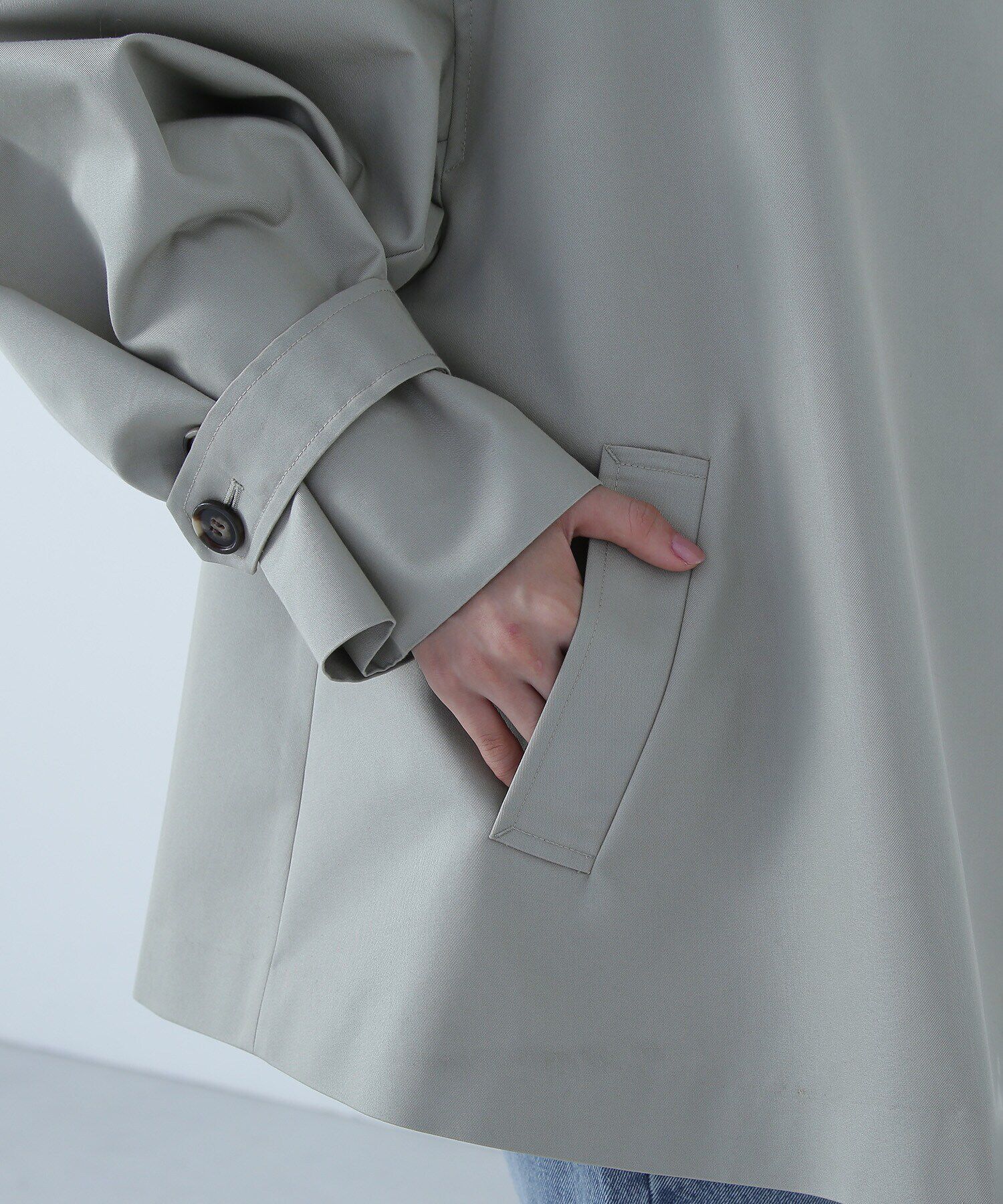  「スタンドネックハーフコート」|ブルゾン・スタジャン|