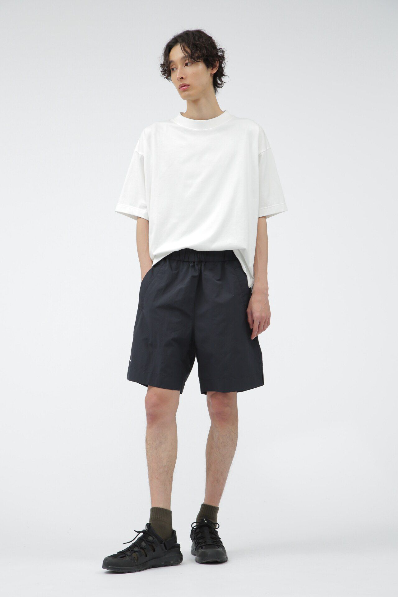 MARGARET HOWELL「COTTON POLYESTER JERSEY TOP」|Tシャツ・カットソー|