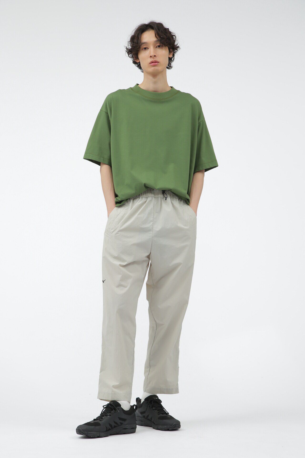 MARGARET HOWELL「COTTON POLYESTER JERSEY TOP」|Tシャツ・カットソー|