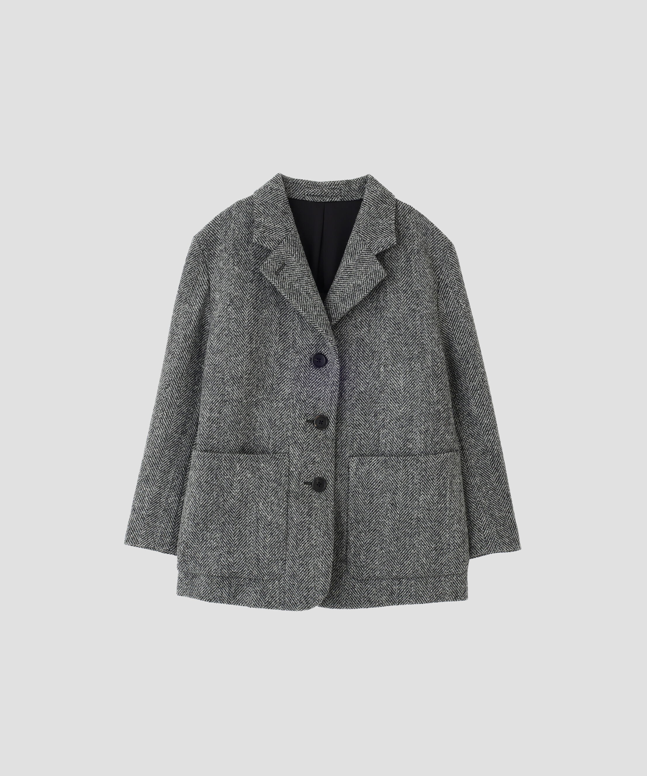  「WIDE HERRINGBONE WOOL JACKET」|その他|