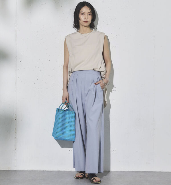 Doux archives「ＲＥＦＬＡＸ機能性素材ツータックパンツ」|チノ|