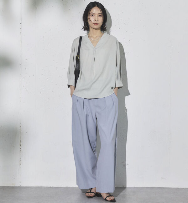 Doux archives「ＲＥＦＬＡＸ機能性素材ツータックパンツ」|チノ|