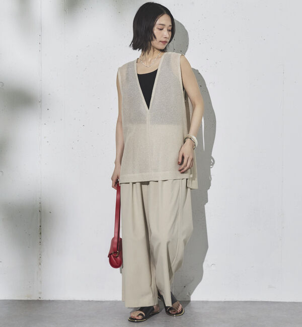 Doux archives「ＲＥＦＬＡＸ機能性素材ツータックパンツ」|チノ|