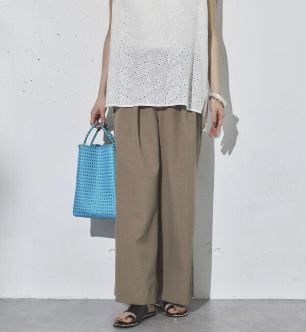 Doux archives「ＲＥＦＬＡＸ機能性素材ツータックパンツ」|チノ|