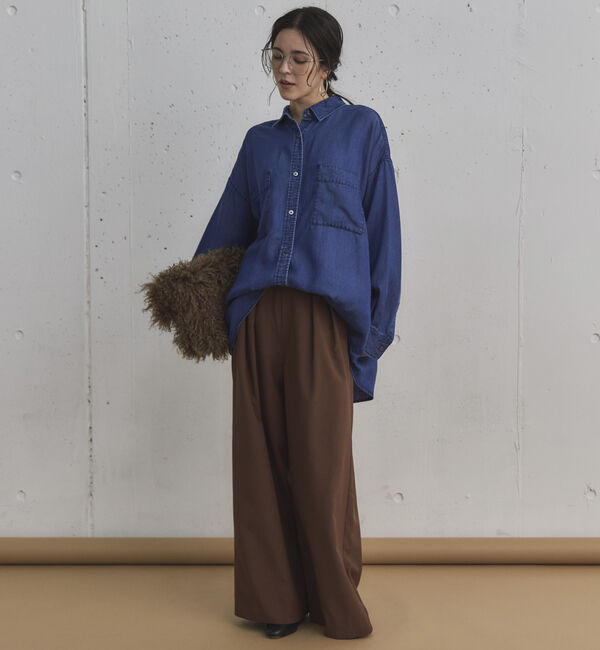 Doux archives「ＲＥＦＬＡＸ機能性素材ツータックパンツ」|チノ|