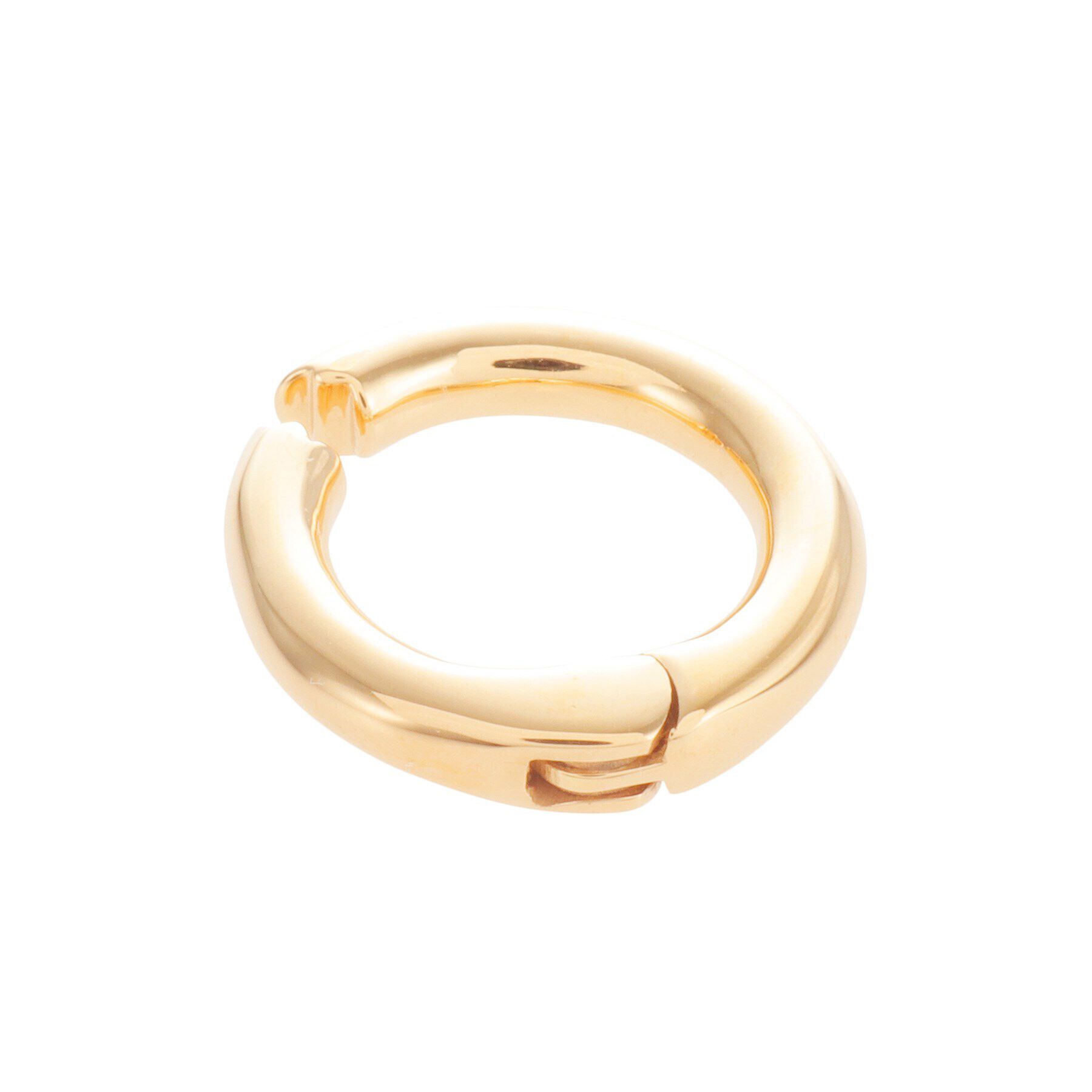 COCOSHNIK「シルバー 丸線中折れ イヤーカフ小」|イヤリング|