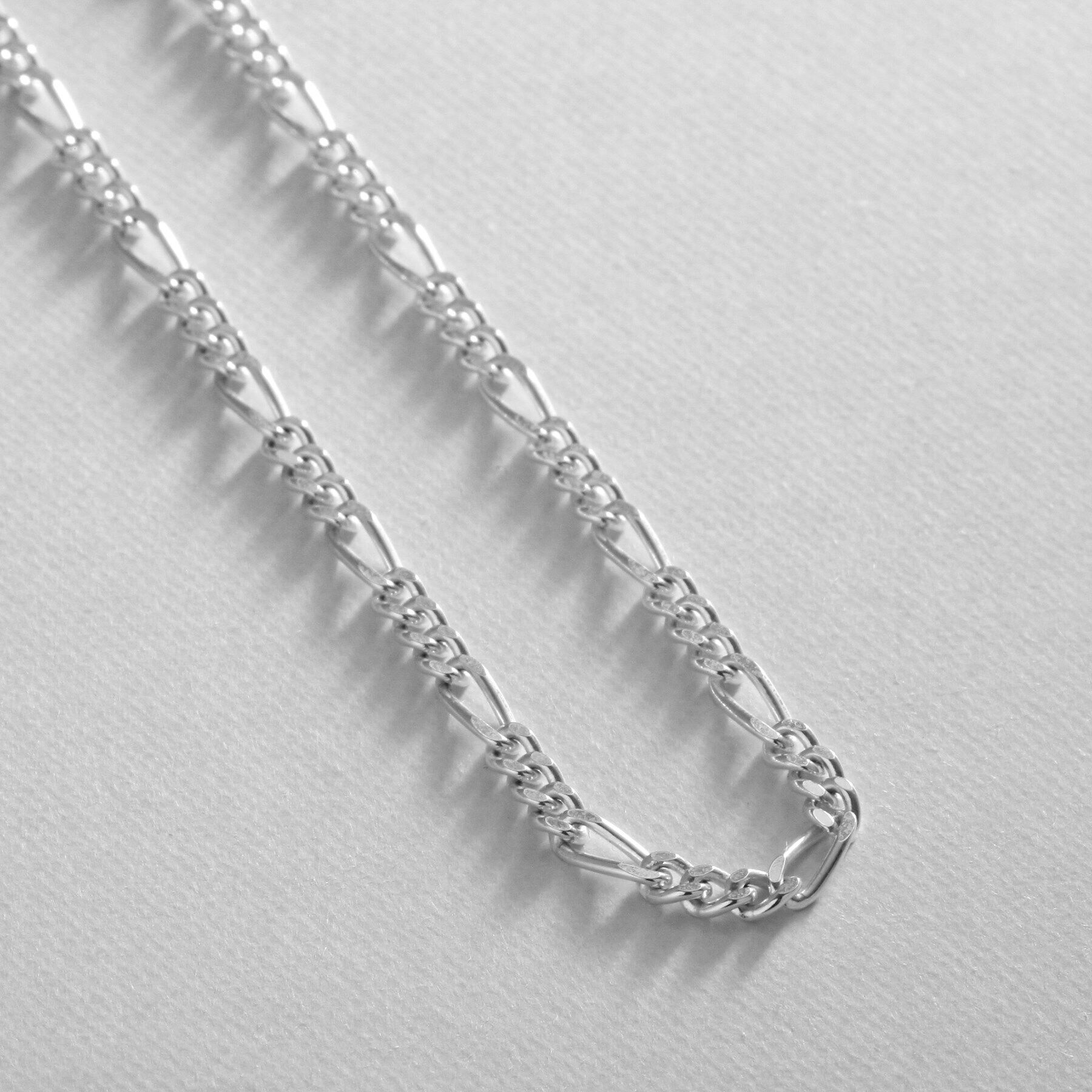 COCOSHNIK ONKITSCH「シルバー デザインチェーン フィガロネックレス」|ネックレス|