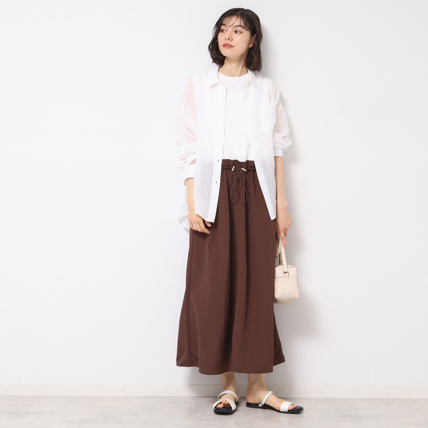 Dessin「【洗える】シアーシャンブレーシャツ」|シャツ・ブラウス|