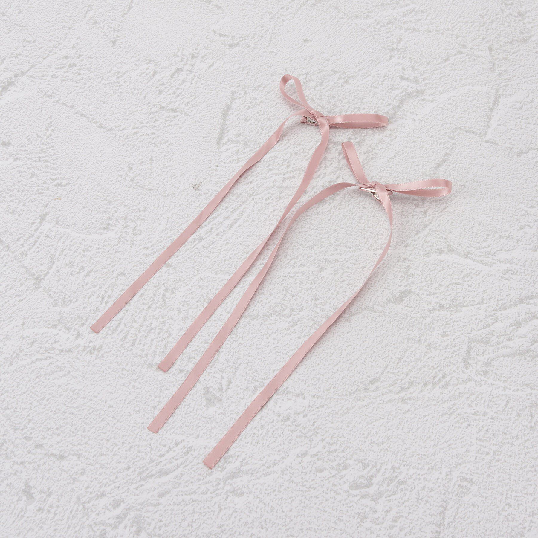 Grandedge「足長リボンSETクリップ リボン 2個セット ミニクリップ」|その他|ﾋﾟﾝｸ(072)