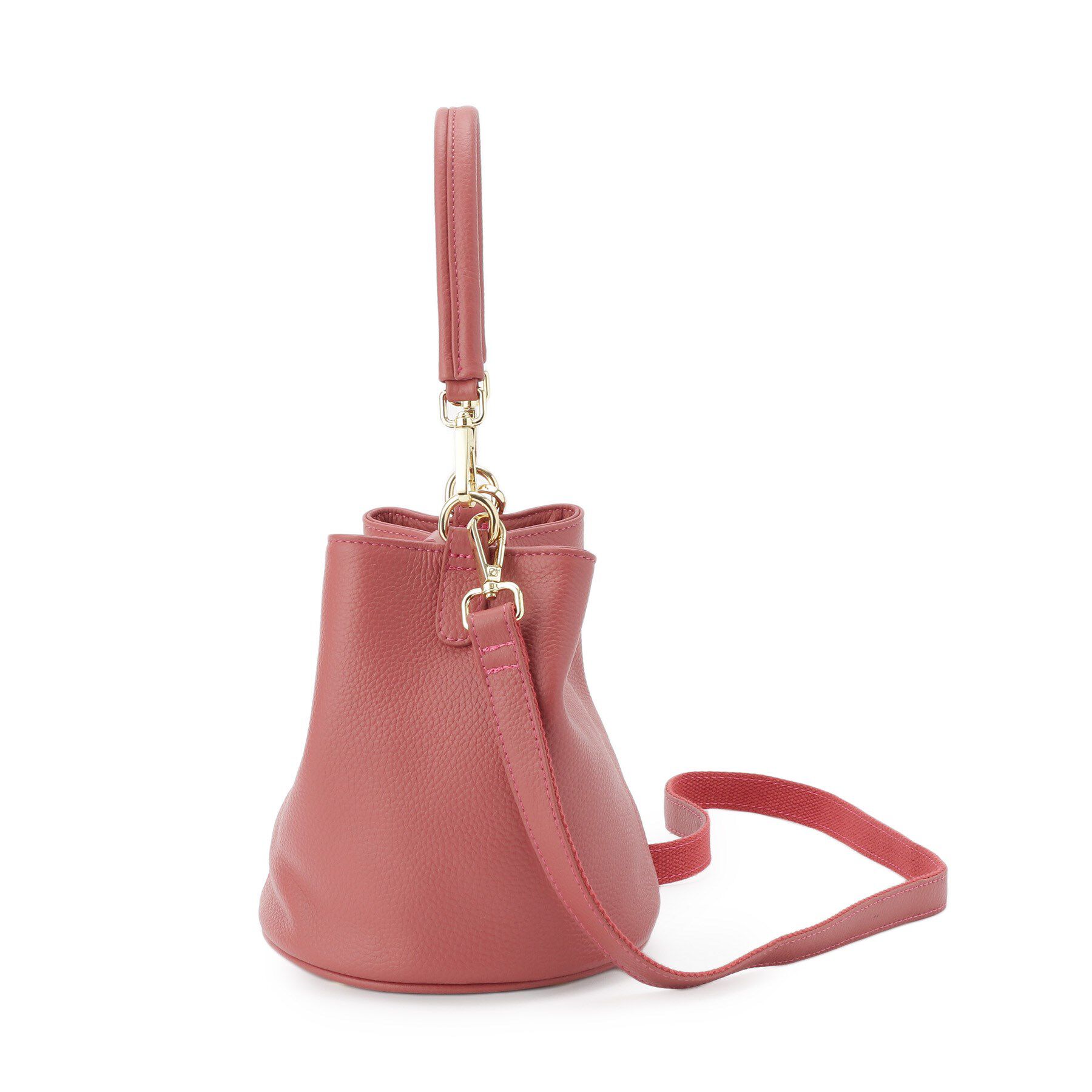 SunaUna「【2WAY／オリジナルプリント裏使用】牛革ワンショルダーバック」|ショルダー・メッセンジャー|