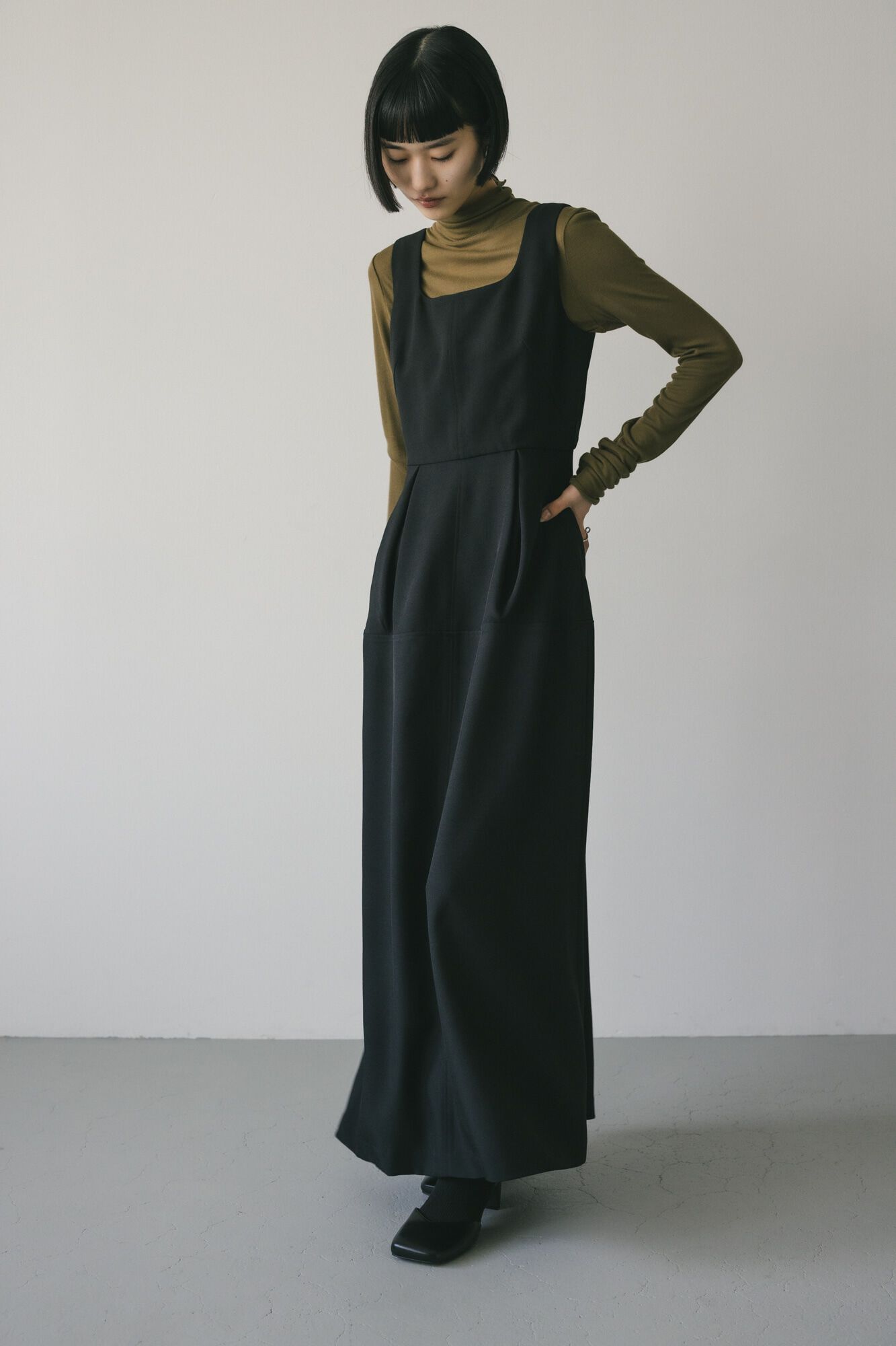 STYLEMIXER「フォルムタックワンピース」|ワンピース|