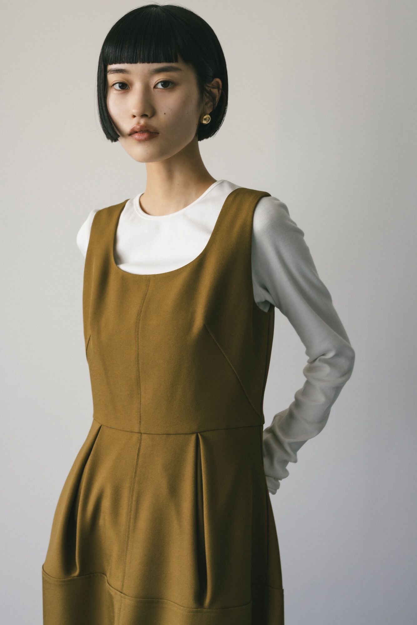 STYLEMIXER「フォルムタックワンピース」|ワンピース|