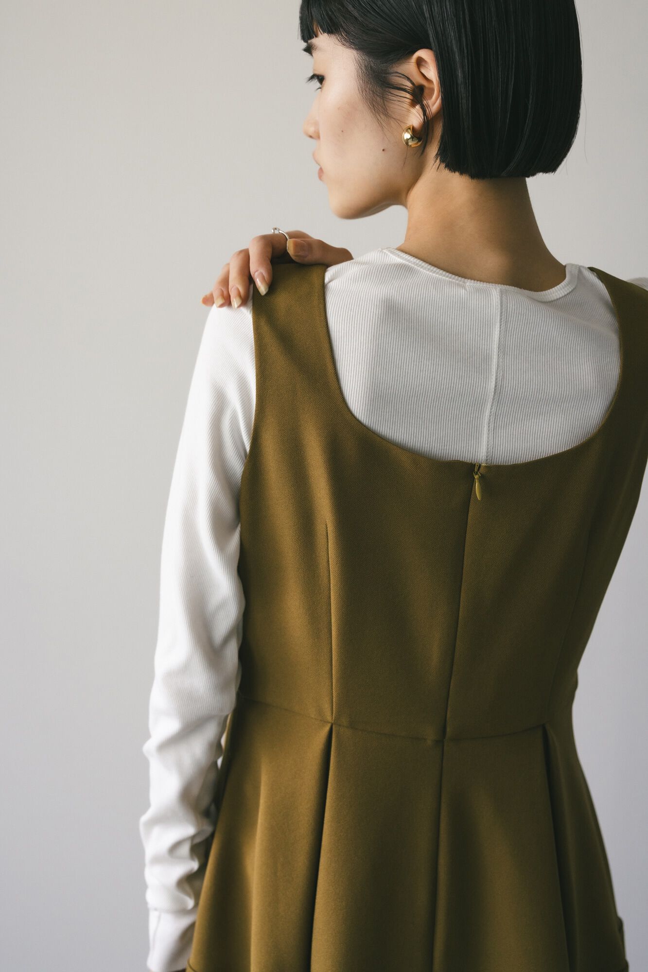 STYLEMIXER「フォルムタックワンピース」|ワンピース|