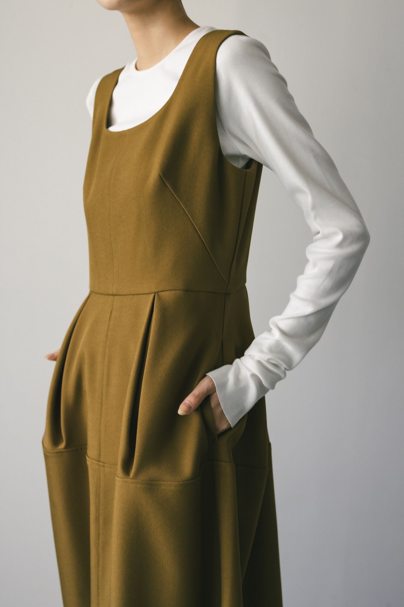 STYLEMIXER「フォルムタックワンピース」|ワンピース|