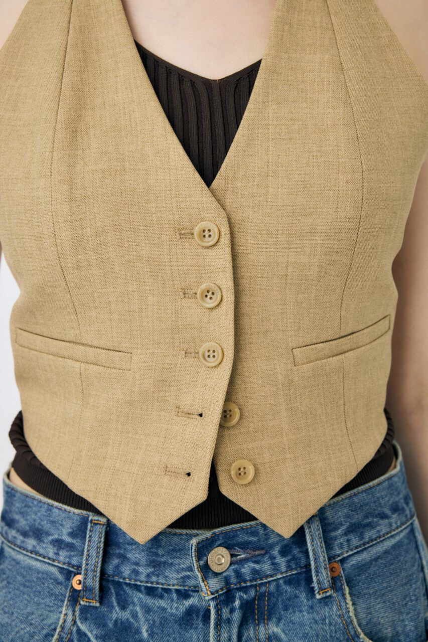 MOUSSY「HALTER NECK SUMMER ベスト」|キャミソール|