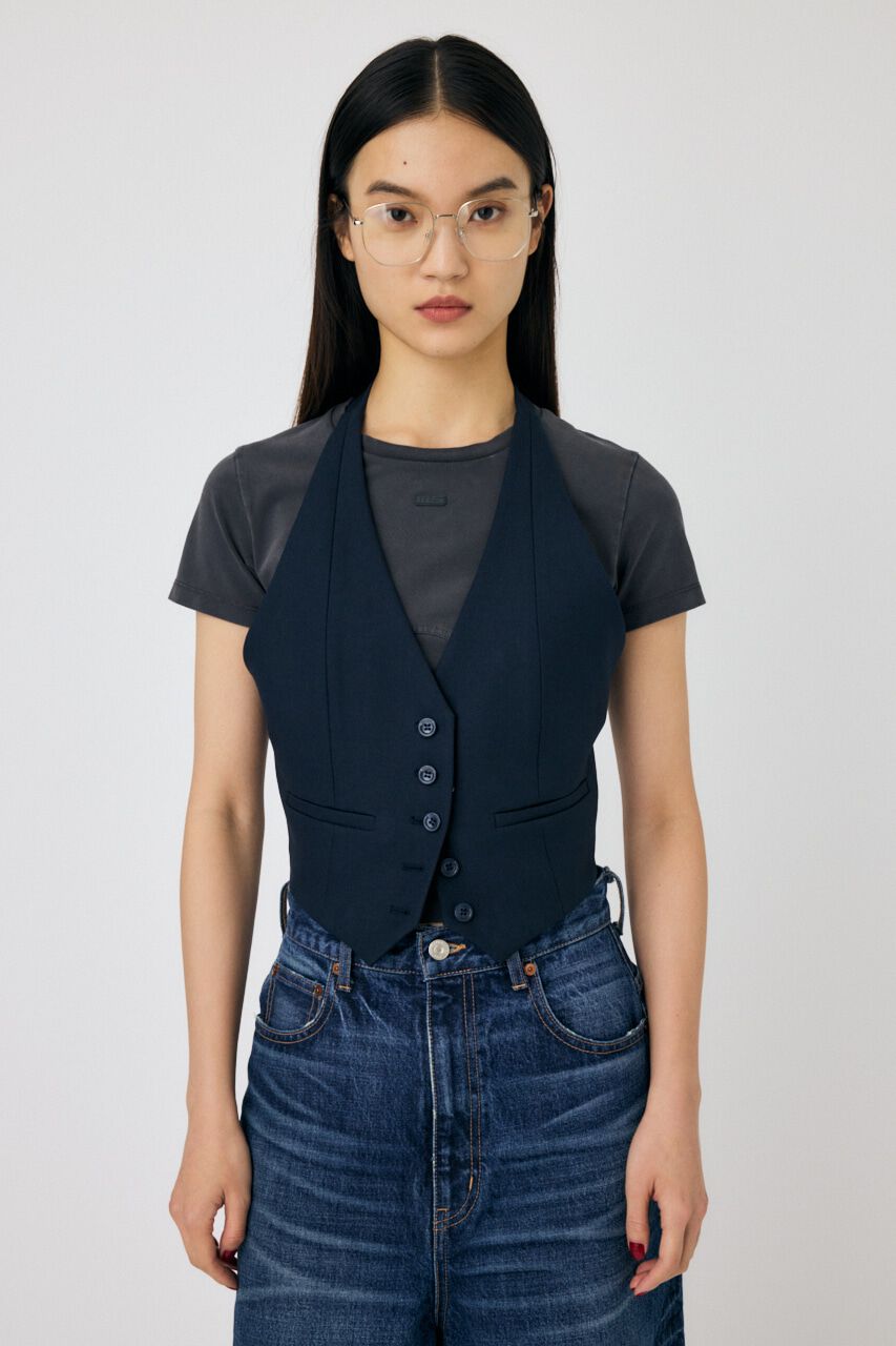 MOUSSY「HALTER NECK SUMMER ベスト」|キャミソール|